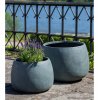 VÝPRODEJ: Sada 2 květináčů Stanbury, tmavě zelené, Ø 42/55 cm – House Nordic