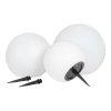 Sada solárních LED lamp Lifton, bílá, Ø20–30 cm – House Nordic