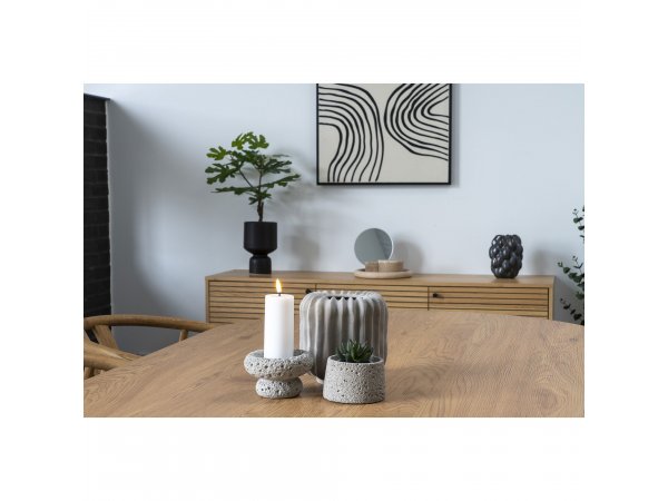 Květináč keramika, černý, Ø15×23,5 cm – House Nordic