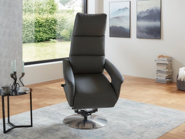 Kožené polohovací televizní křeslo SWITCH BALANCE 1