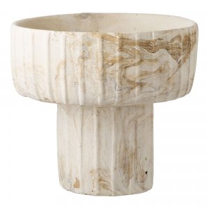 Váza, cementová, hnědá/béžová, Ø21×18,5 cm – House Nordic