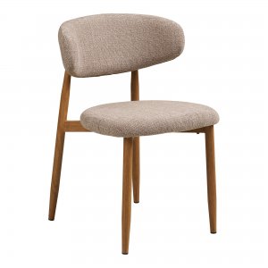 Jídelní židle Levanto, sand / natural, 52×55×77 cm – House Nordic