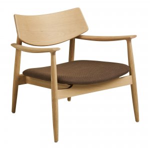 Lounge křeslo Olvera, dubové, přírodní/hnědé, 68×68×72 cm – House Nordic