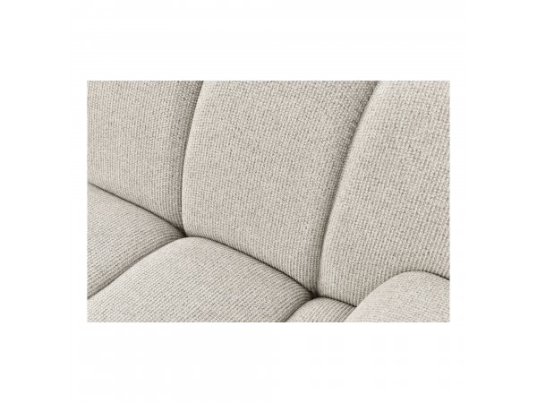 Pohovka TAZA, 3,5místná, látka, písková, 275×95×77 cm – House Nordic