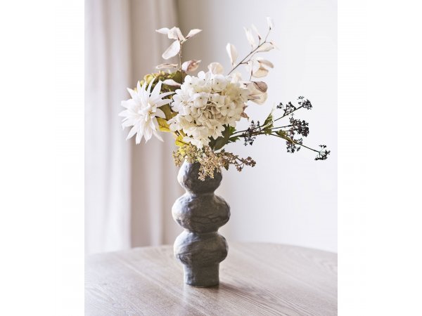 Váza Urtepotte, keramická, tmavě šedá, Ø14,5×33,5 cm – House Nordic