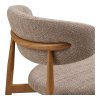 Jídelní židle Levanto, sand / natural, 52×55×77 cm – House Nordic