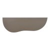 Nástěnná police Botta, MDF, hnědá, 57×19×2,5 cm – House Nordic