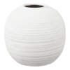 Váza, keramická, bílá, ø30×28,5 cm – House Nordic