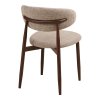 Jídelní židle Levanto, sand + walnut, 52×55×77 cm – House Nordic