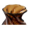 Váza, ručně foukané sklo, kouřově hnědá, Ø16×18,5 cm – House Nordic