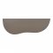 Nástěnná police Botta, MDF, hnědá, 57×19×2,5 cm – House Nordic