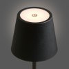 Stolní lampa Bradford, kov/sklolaminát, černá, 10×10×37 cm – House Nordic
