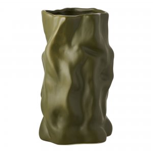 Váza Lika, keramická, zelená, Ø15×25,5 cm – House Nordic