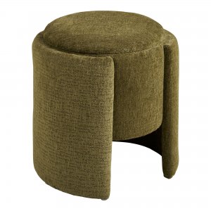 Walsdorf taburet, žinylka, zelený, ø 42 cm × 44 cm – House Nordic