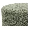 Ejby taburet, teddy, zelený, ø 34 cm × 36 cm – House Nordic