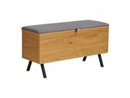 Barco lavice s úložným prostorem, dubový vzhled, 92 × 33 × 48 cm – House Nordic