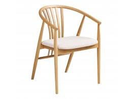 Agustin, jídelní židle, přírodní 57×54×78 cm – House Nordic