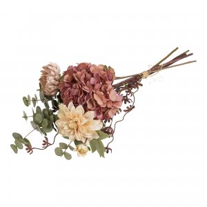 Dekorativní kytice dahlia, mix barev, 25×30×68 cm – House Nordic