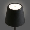 Stolní lampa Bradford, kov/sklolaminát, černá, 10×10×37 cm – House Nordic