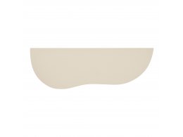 Nástěnná police Botta, MDF, béžová, 57×19×2,5 cm – House Nordic