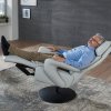 CONNECTION 4 BALANCE relaxační kožené polohovací křeslo, varianta 2