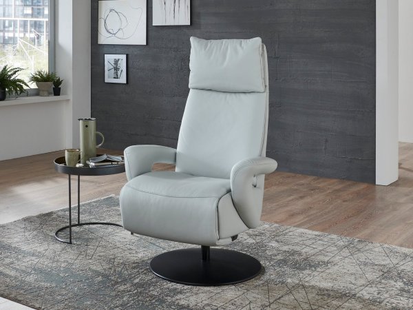 CONNECTION 4 BALANCE relaxační kožené polohovací křeslo, varianta 2