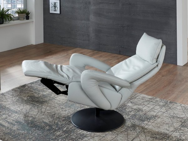 CONNECTION 4 BALANCE relaxační kožené polohovací křeslo, varianta 2