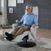 CONNECTION 4 BALANCE relaxační kožené polohovací křeslo, varianta 2