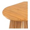 Zahradní jídelní stůl Berja, teak, přírodní, 200×90×75 cm – House Nordic