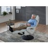 CONNECTION 4 BALANCE relaxační kožené polohovací křeslo, varianta 2