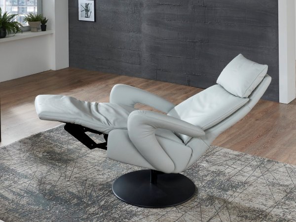 CONNECTION 4 BALANCE relaxační kožené polohovací křeslo, varianta 2