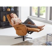 Kožené polohovací televizní křeslo SITZGEFÜHL HV SMARTLINE