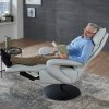CONNECTION 4 BALANCE relaxační kožené polohovací křeslo, varianta 2