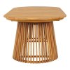 Zahradní jídelní stůl Berja, teak, přírodní, 200×90×75 cm – House Nordic