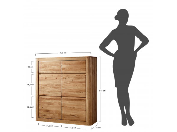 Botník ALO dub masiv