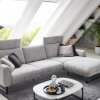 Designová rohová sedací souprava ROMA s ohebnými opěrkami