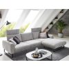 Designová rohová sedací souprava ROMA s ohebnými opěrkami