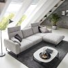 Designová rohová sedací souprava ROMA s ohebnými opěrkami