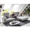 Designová rohová sedací souprava ROMA s ohebnými opěrkami