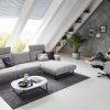 Designová rohová sedací souprava ROMA s ohebnými opěrkami