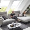 Designová rohová sedací souprava ROMA s ohebnými opěrkami