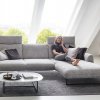 Designová rohová sedací souprava ROMA s ohebnými opěrkami