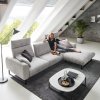 Designová rohová sedací souprava ROMA s ohebnými opěrkami
