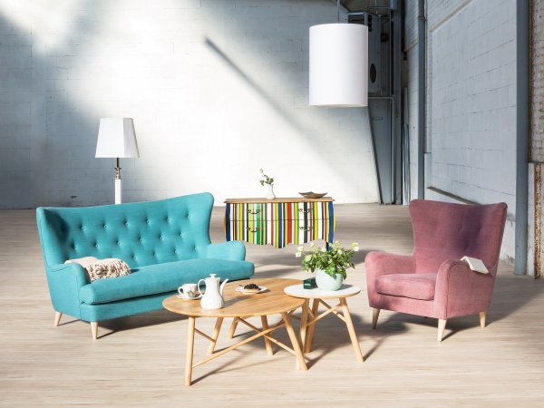 Skandinávské křeslo ušák ENJOY