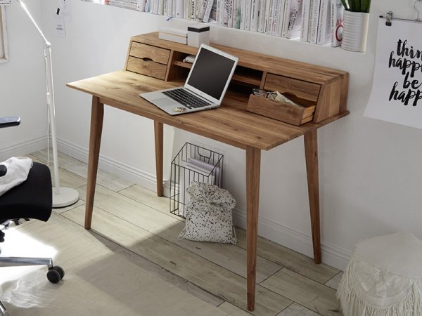 Dřevěný psací stůl MELBOURNE dub sukatý