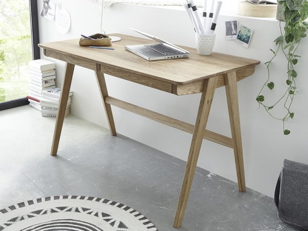 Dřevěný psací stůl DELIA dub sukatý