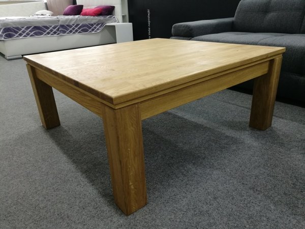 Konferenční stolek z dubového masivu - FARO dubový konferenční stolek 100x100 (typ 40)