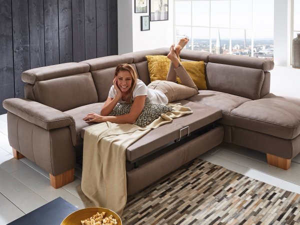 Rohová rozkládací sedací souprava LAVA XC 5