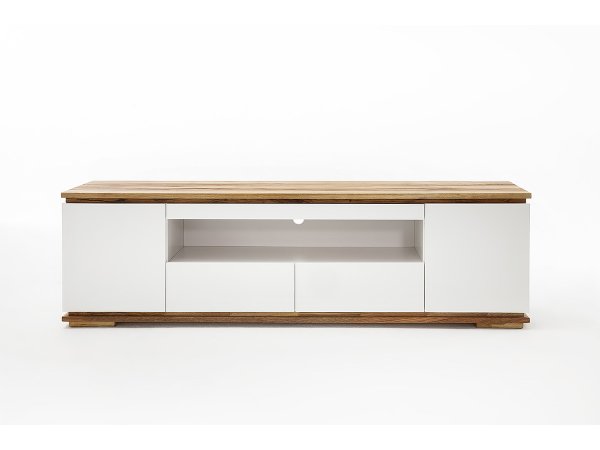 Nábytek do obývacího pokoje CHIARO matná bílá/dub