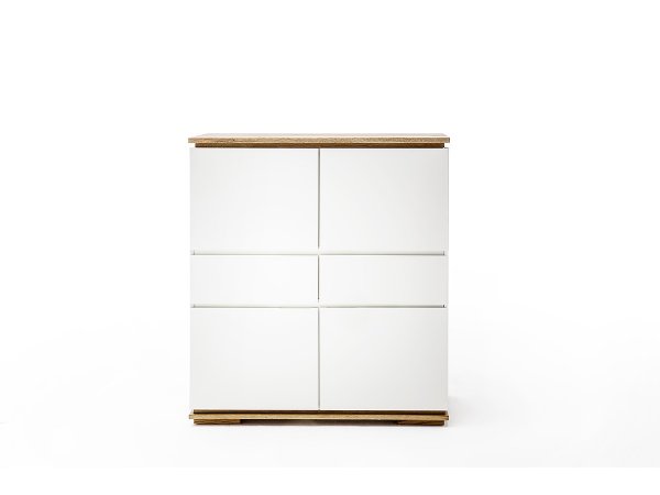 Nábytek do obývacího pokoje CHIARO matná bílá/dub